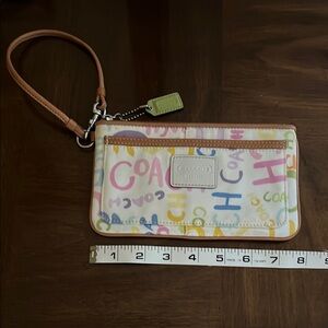 Coach Multicolor Wristlet